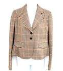 Nwt $250 MICHAEL KORS Lined Stretch Jacket Blazer Top ~Brown Ginger 