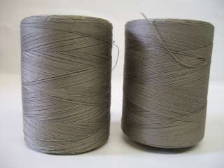 SPOOLS GRAY COTTON THREAD MADE IN THE USA  