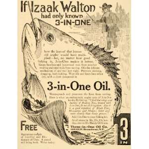   Company Fishing Line Izaak Walton   Original Print Ad