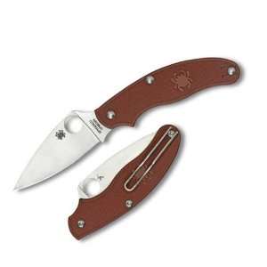  UK Penknife Maroon FRN Handle Plain