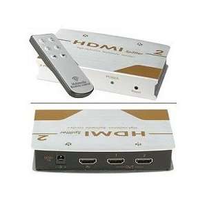  2 WAY HDMI SWITCH W/ REMOTE & POWER SUPPLY Electronics