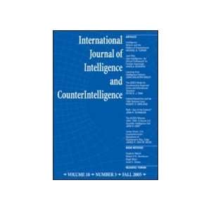   and CounterIntelligence Volume 23 Number 2 Summer 2010 Books
