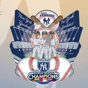  MLB New York Yankees 2009 World Series Champions Snow 