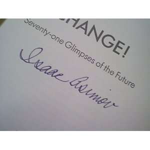   Signed Autograph Seventy one Glimpses of the Future