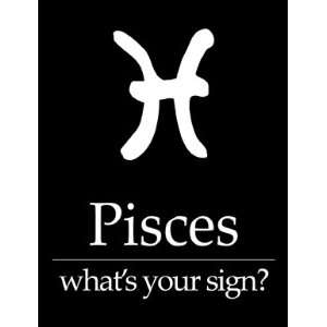  Pisces Zodiac Sign Bumper Sticker   Whats Your Sign 