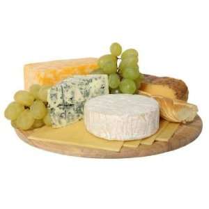  Cheese and Grapes on Wooden Platter   Peel and Stick Wall 