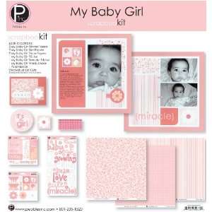  My Baby Girl Scrapbook Page Kit 12 Inch X12 Inch: Home 