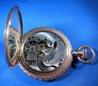 1894 ELGIN National Watch Co Jeweled 14K GOLD Filled Small Pocket 