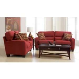  Carrie Upholstered 3 Piece Living Room Set with Wood Feet 