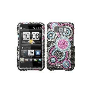   HTC HD2 Full Diamond Graphic Case   Bubble Cell Phones & Accessories