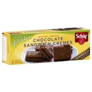 Schar Chocolate Sandwich Cremes, 4.4 Ounce (Pack of 6)  