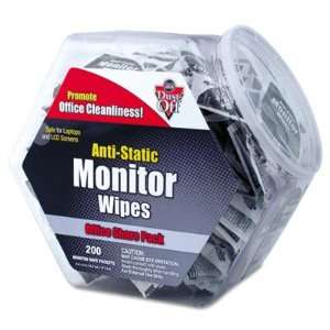    Off® Antistatic Monitor Wipes  Office Share Pack
