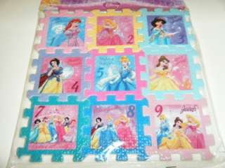 Disney 9 Pc Foam Play Mat Counting Numbers Party Favor  