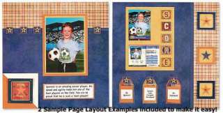 HOTP ALMOST DONE SCRAPBOOK PAGE KIT 12x12   SPORTS  