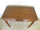 LARGE ANTIQUE WALNUT FOLD OUT SWIVEL TABLE WITH SECRET COMPARTMENT 