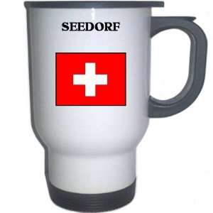  Switzerland   SEEDORF White Stainless Steel Mug 