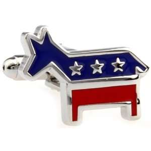    Democrat Party Donkey Election Cufflinks Cuff Links Jewelry