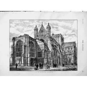    1873 Architecture View Winchester Cathedral Church
