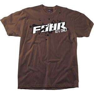  Four ATV Only T Shirt   Large/Brown Automotive