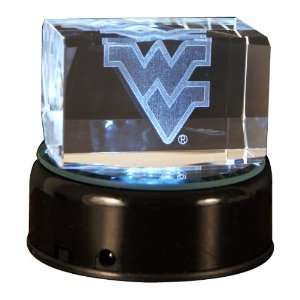  West Virginia Moutaineers Logo Cube with base