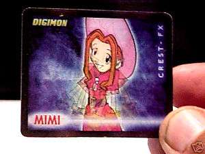 RARE*Digimon Crest FX Card~Mimi   Lillymon #52 / 66  