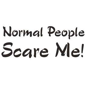 Normal People Scare Me T Shirt NWOT S   3X  