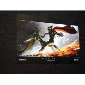  Thor Movie 2010 SDCC Exclusive Promotional Lithograph 