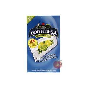  Coromega   Omega 3 Fish Oil Lemon Lime Flavor   90 Packets 