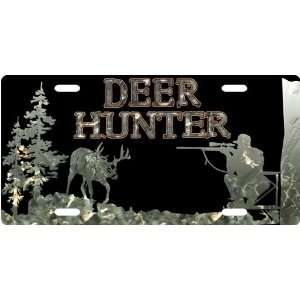  Deer Hunter   Camo Custom License Plate Novelty Tag from 