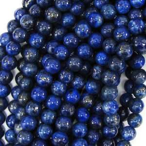  4mm lapis lazuli round beads 16 strand: Home & Kitchen