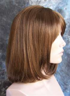 Wigs CLASSY Light Auburn w Strawberry Shoulder Length Wig US Seller 