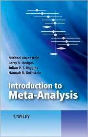 Introduction to Meta Analysis, (0470057246), Michael Borenstein 