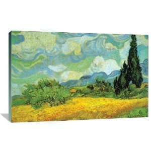  Cypresses   Gallery Wrapped Canvas   Museum Quality  Size 