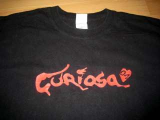 shirt vintage CURIOSA THE CURE tour concert rock black punk rare 