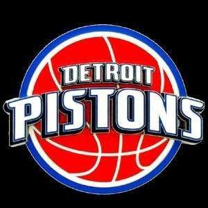  Large Logo Only NBA Trailer Hitch Cover   Detroit Pistons 