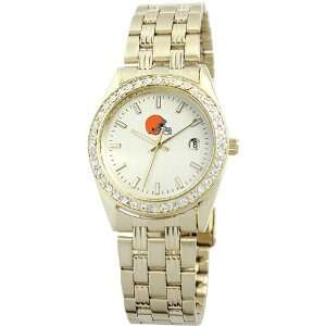    Ewatch Cleveland Browns Goldtone Bling Watch: Sports & Outdoors