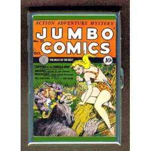 JUMBO COMICS SHEENA GORILLAS ID Holder, Cigarette Case or Wallet MADE 
