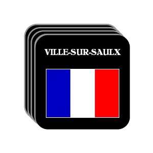  France   VILLE SUR SAULX Set of 4 Mini Mousepad Coasters 