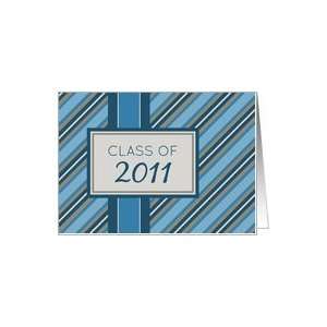  Graduation Party Invitation   Blue Stripes Card Toys 