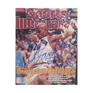  Darvin Ham autographed Sports Illustrated Magazine (TEXAS 