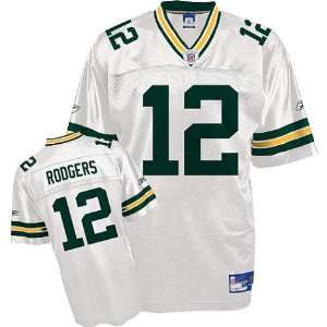  Youth Green Bay Packers #12 Aaron Rodgers Road Replica 