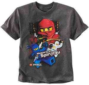   Youth Official Licensed LEGO Ninjago T Shirt Tee S8 M10/12 L14/16 XL18