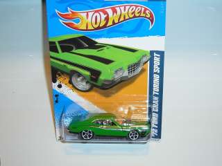 2012 MUSCLE MANIA #117  `72 FORD GRAND TORINO SPORT  GREEN 