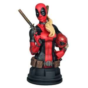    Marvel Gentle Giant Exclusive Mini Bust Lady Deadpool Toys & Games