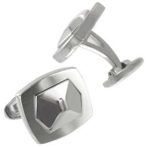  Rochet Roma Stainless Steel Hexagon Cufflinks: Jewelry