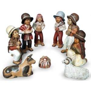  Ceramic nativity scene, Rural Andes Home & Kitchen
