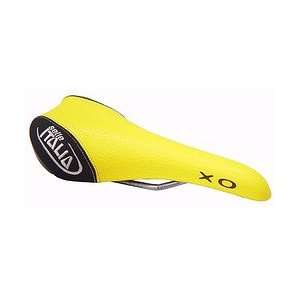   ITALIA Selle Italia X0 Manganese Bicycle Saddle 7mm Rails Yellow/Black