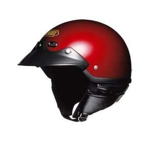  Shoei ST Cruz Half Helmet Medium  Red Automotive