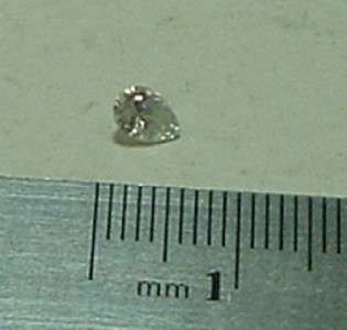 Gem Dealers Jeweler Lot Jewelry Large Stone   Genuine Pear Cut Diamond 