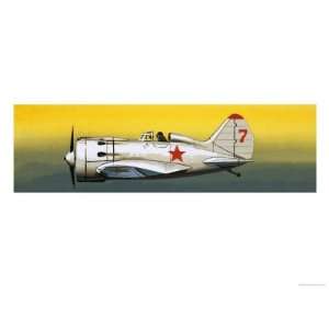 Into the Blue: Russian Fighters of World War II Art Giclee 